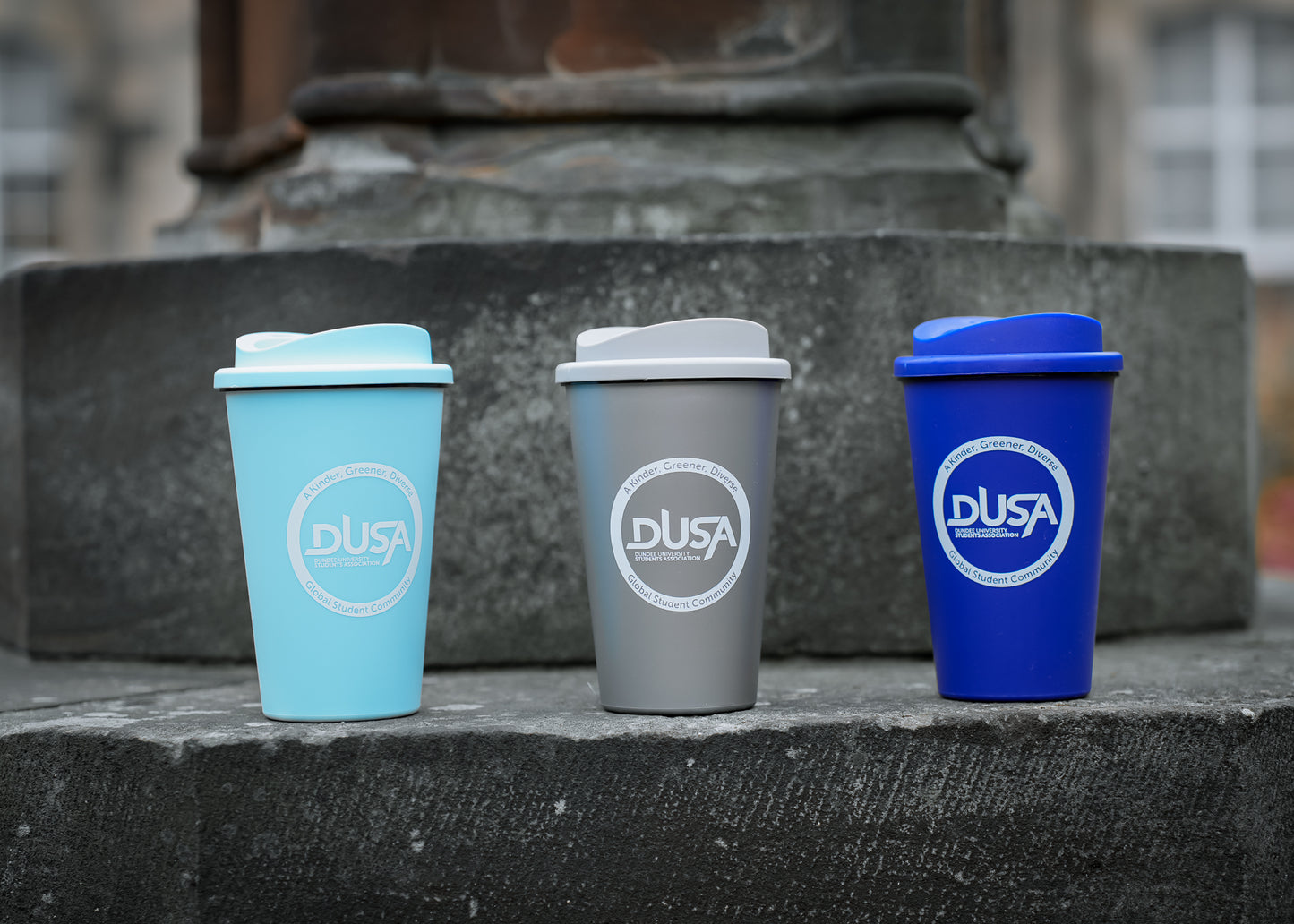 DUSA BPA Free Reusable Plastic Cup.