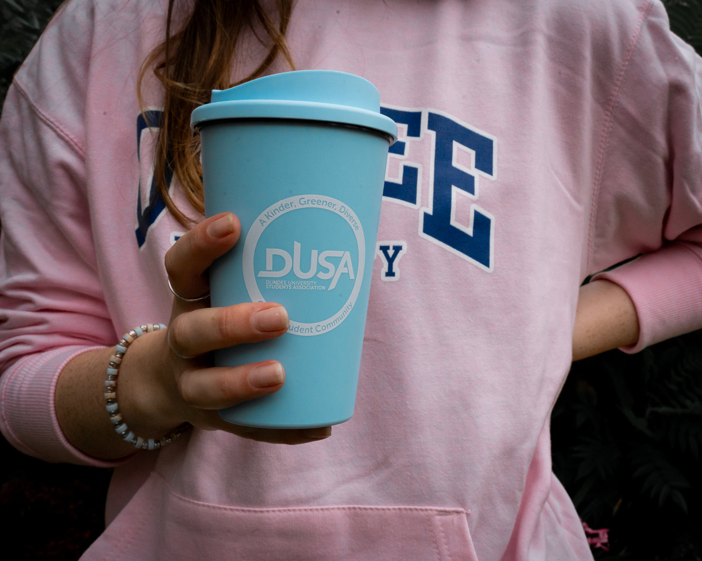 DUSA BPA Free Reusable Plastic Cup.