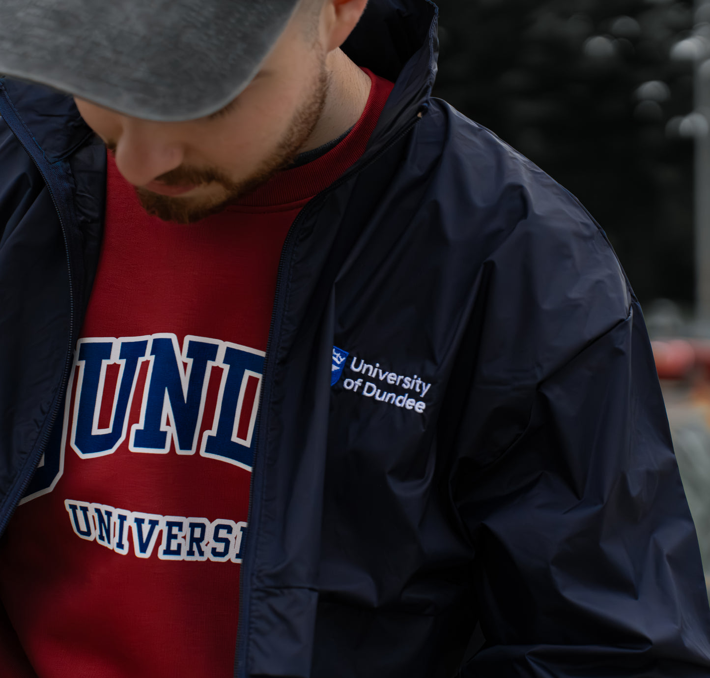 Embroidered University of Dundee Rain Jacket