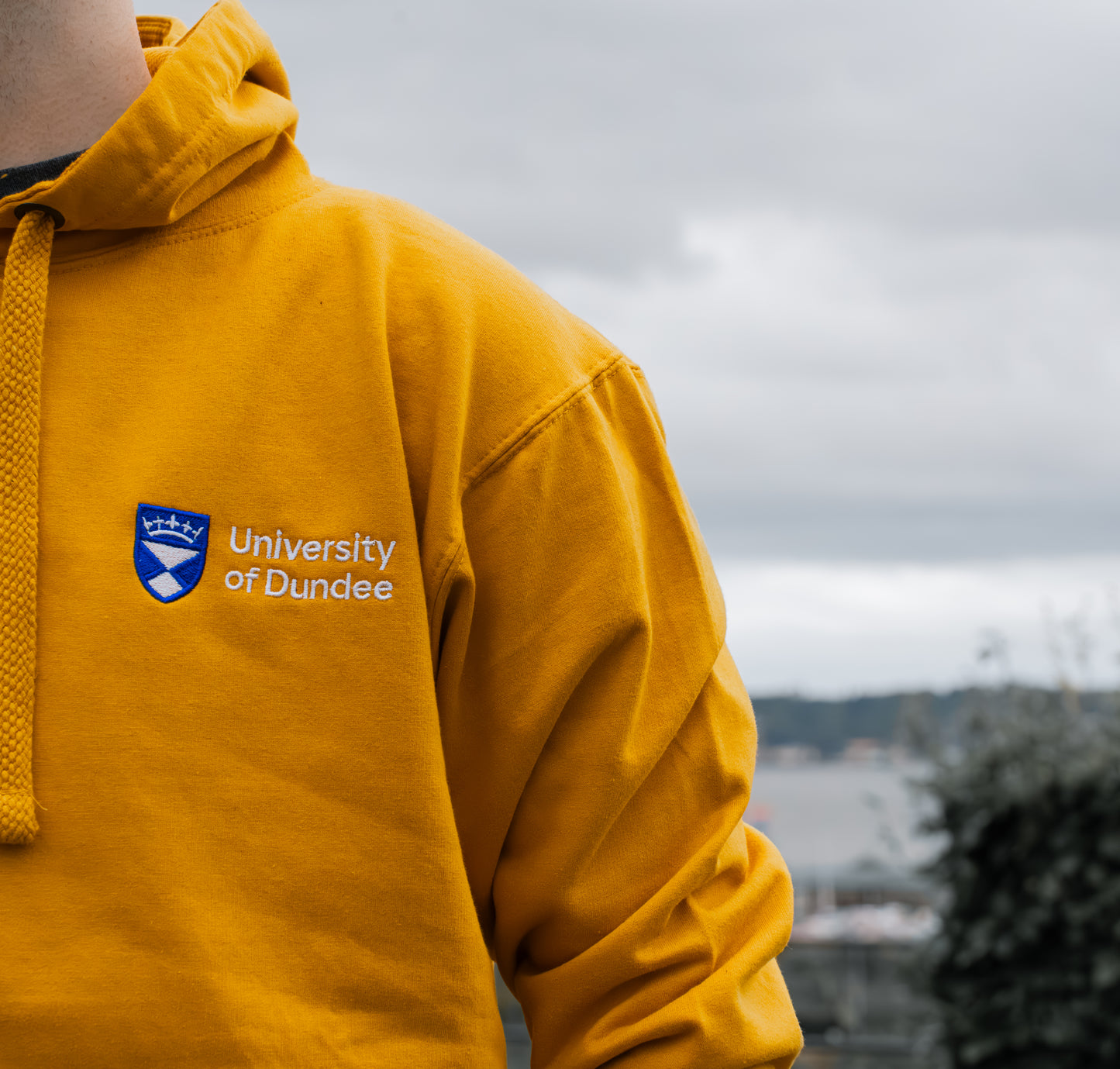 Sustainable University of Dundee Embroidered Hoodie