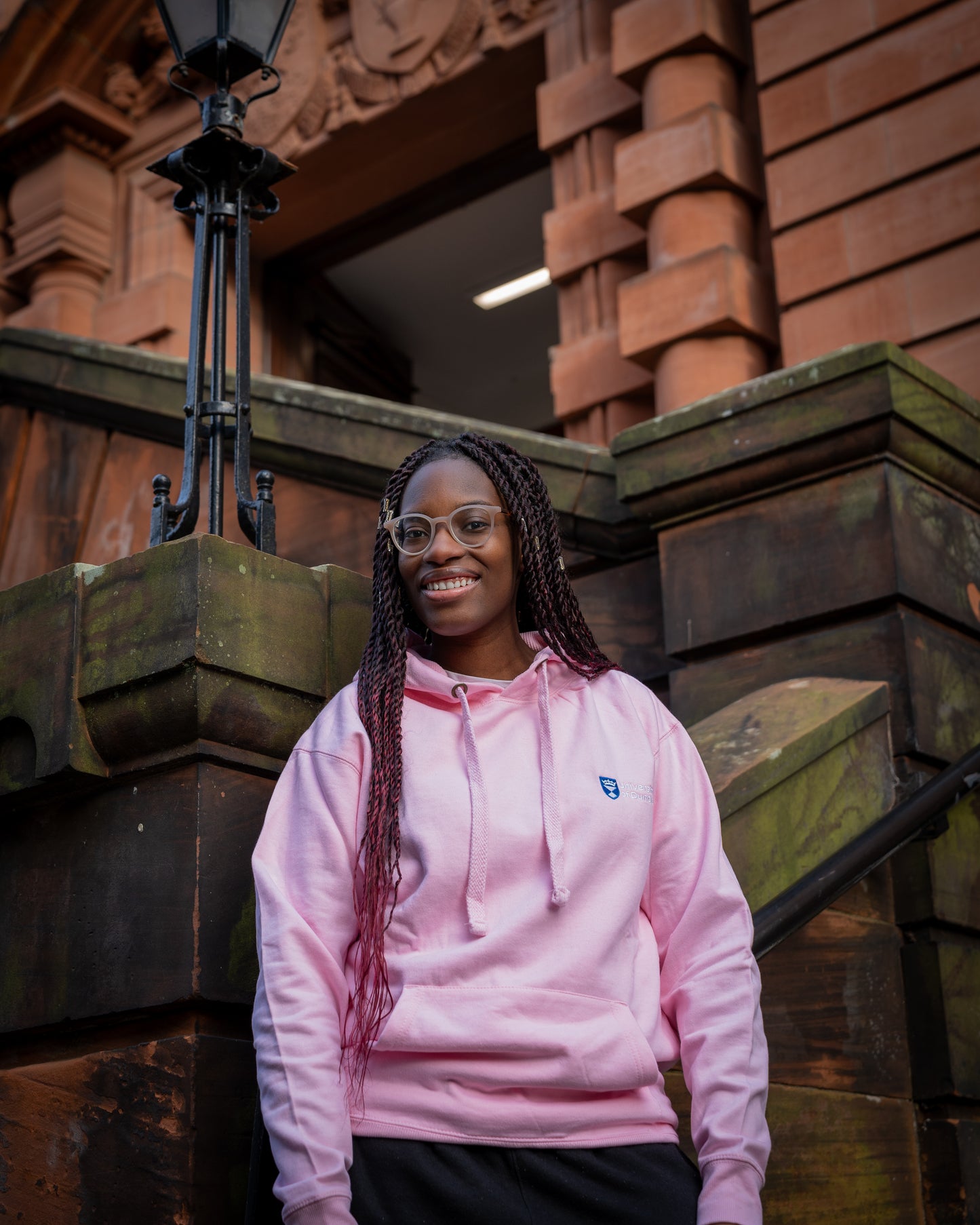 Sustainable University of Dundee Embroidered Hoodie