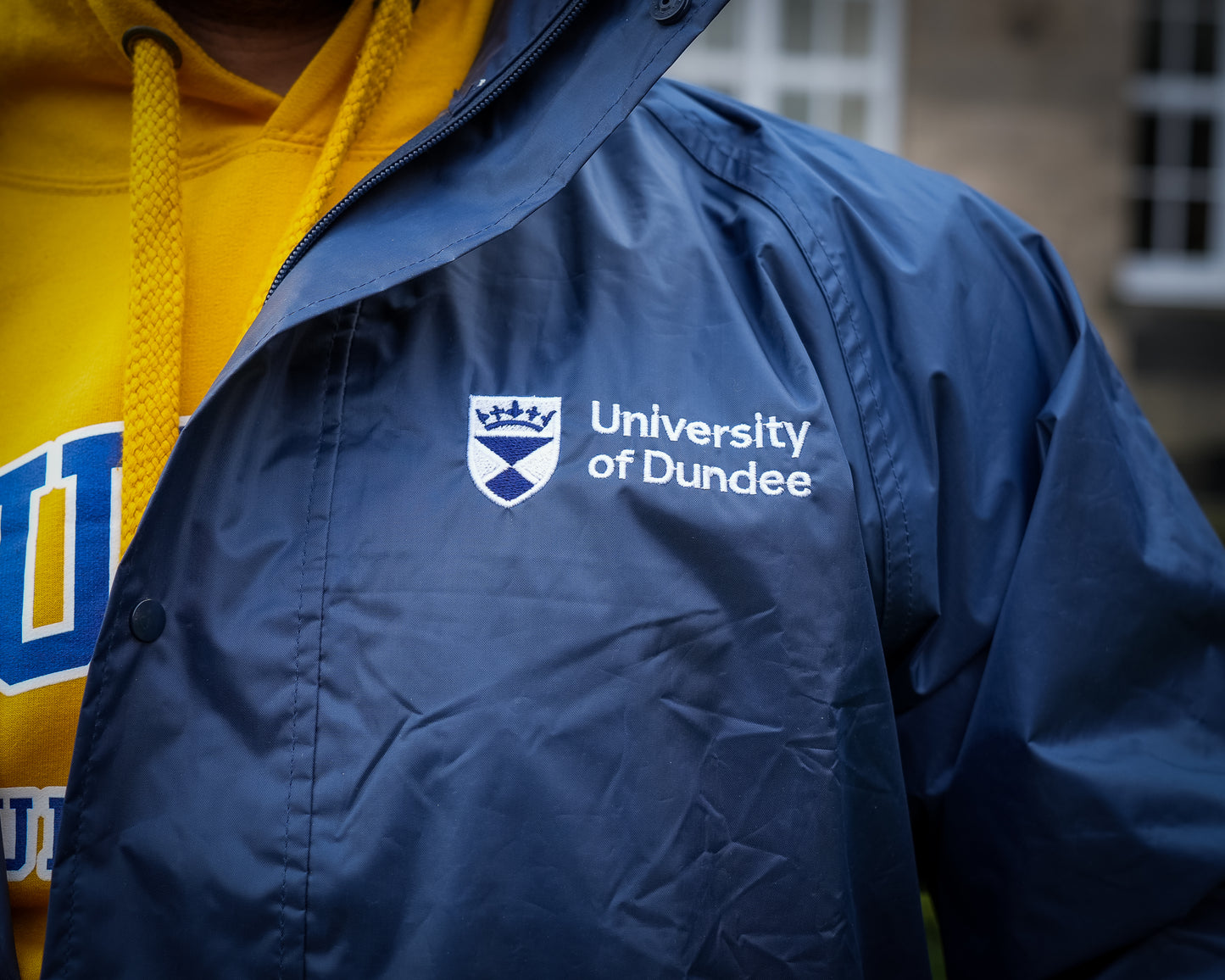 University Of Dundee Padded Rain Coat