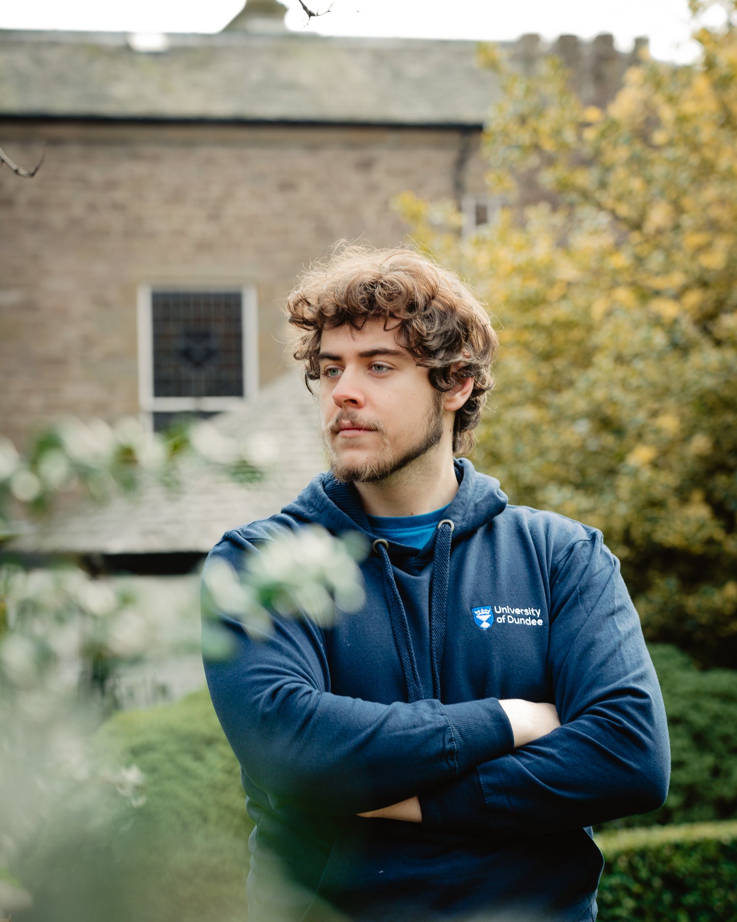 Sustainable University of Dundee Embroidered Hoodie
