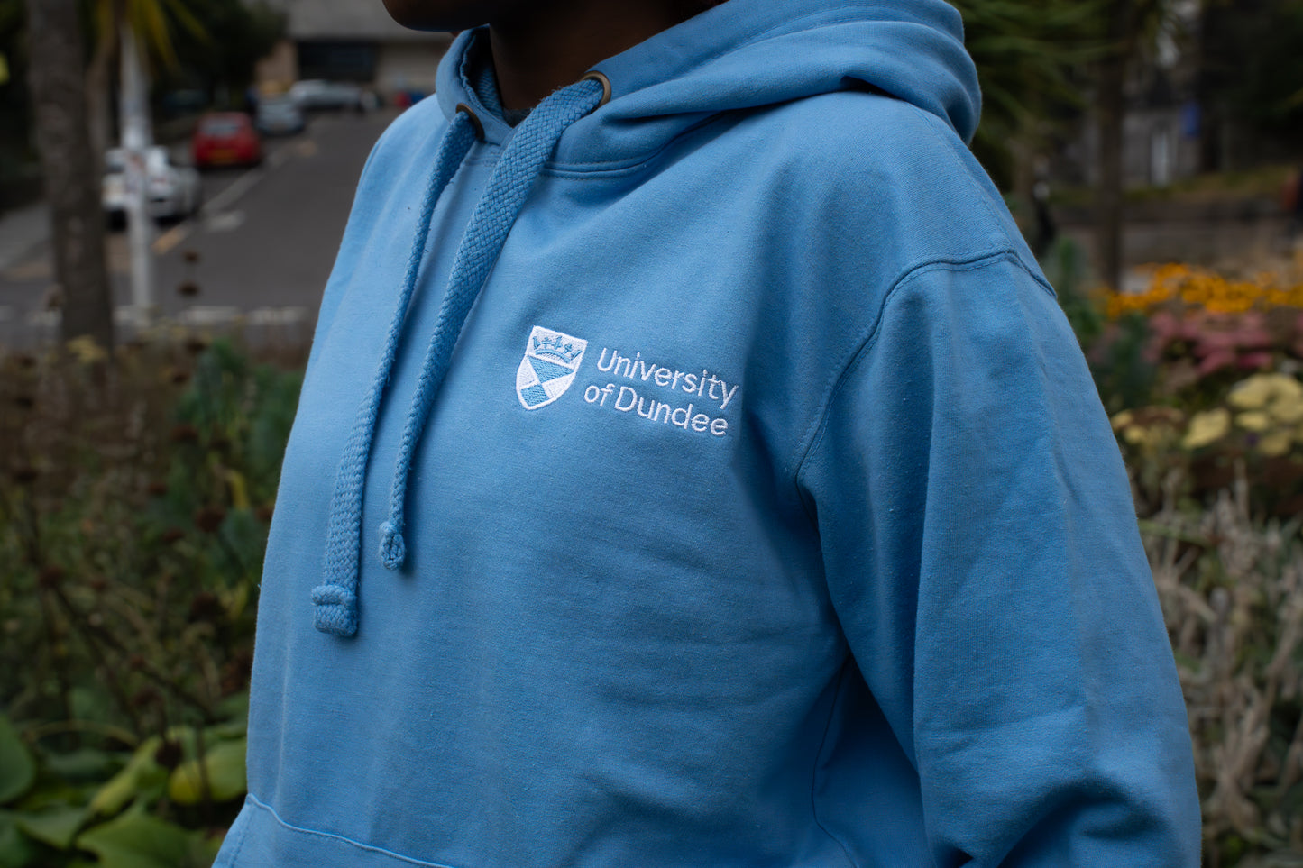 Sustainable University of Dundee Embroidered Hoodie