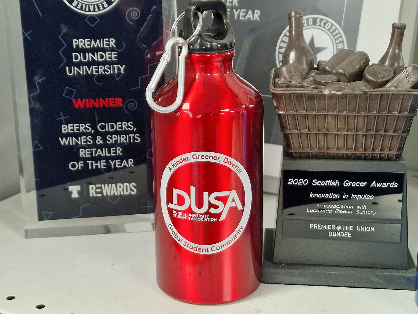 DUSA Aluminium Water Bottle.