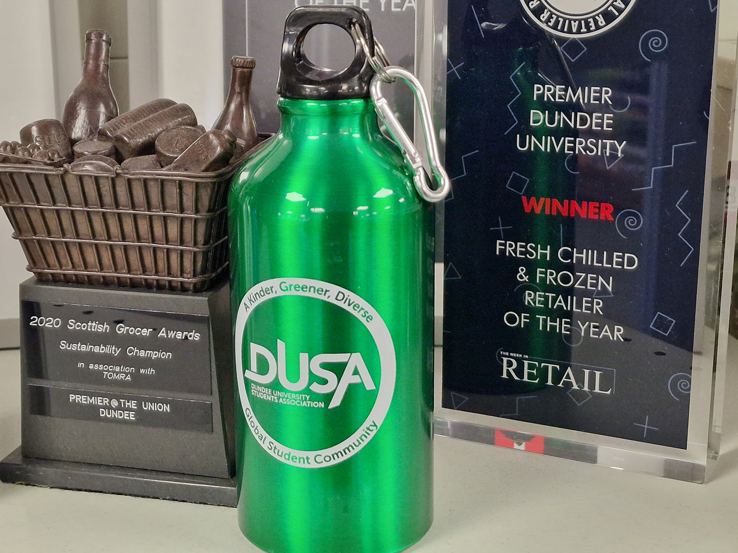 DUSA Aluminium Water Bottle.